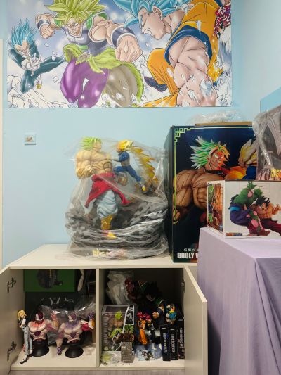 DESKTOP REAL McCOY EX 超级赛亚人孙悟空 与 超级赛亚人孙悟饭 与 摩托车