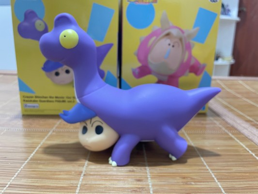 电影 蜡笔小新：我们的恐龙日记 春日部防卫队玩具人偶3 A款：腕龙风间同学