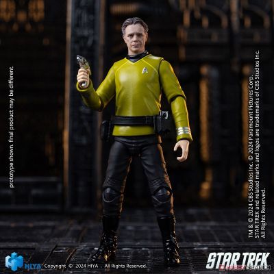 极致迷你系列 1/18比例 4寸 星际迷航2009 派克特色可动人偶