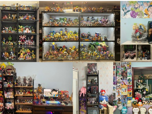 DESKTOP REAL McCOY EX 超级赛亚人孙悟空 与 超级赛亚人孙悟饭 与 摩托车