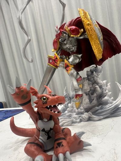 一番赏 数码宝贝系列 -光芒万丈、两种力量- B奖 红莲骑士兽 ‐魂豪示像‐