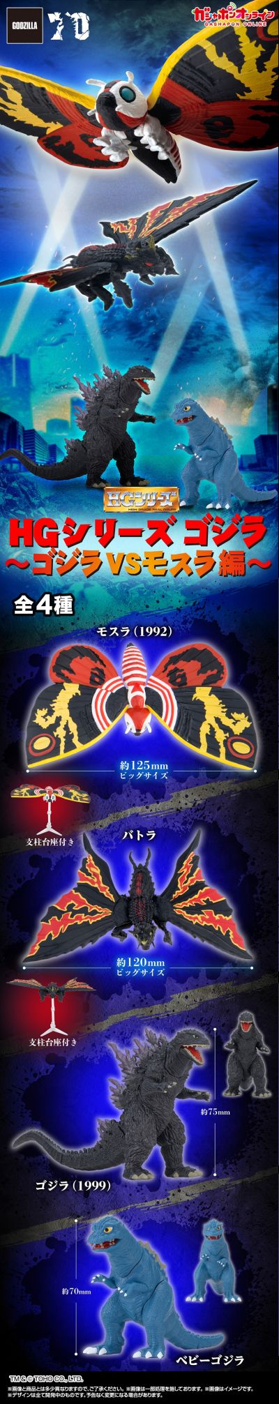 HG  哥斯拉大战摩斯拉篇