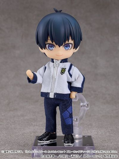 粘土娃 服装套组 蓝色监狱运动服
