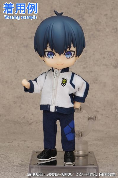 粘土娃 服装套组 蓝色监狱运动服