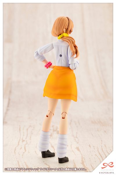 创彩少女庭园 自由搭配假发 侧马尾