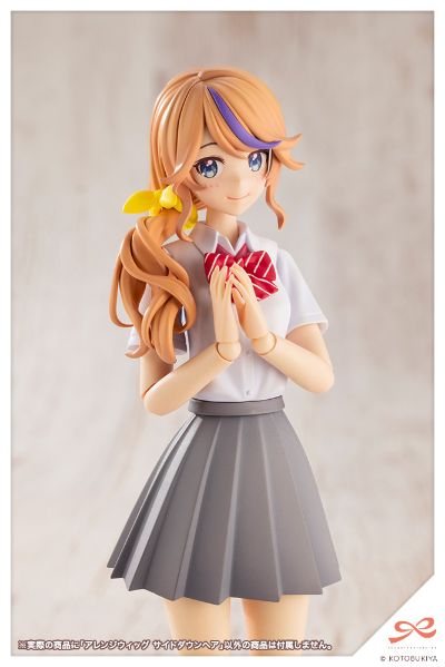 创彩少女庭园 自由搭配假发 侧马尾