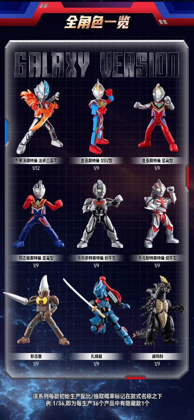 奥特名鉴群星版第十二弹-耀变星光