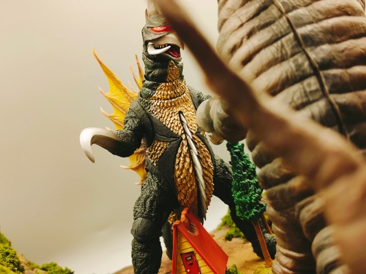 S.H.MonsterArts  地球攻击命令 哥斯拉对盖刚 盖刚(1972)