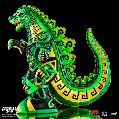 哥斯拉- 软胶 Urban Aztec设计 绿色变体