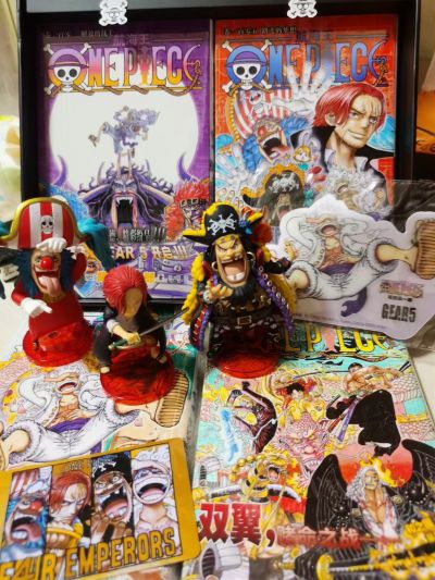 航海王  杰克斯＆马歇尔·D·提奇＆巴奇-Weekly Shonen Jump World Collectable Figure -