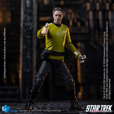 极致迷你系列 1/18比例 4寸 星际迷航2009 派克特色可动人偶