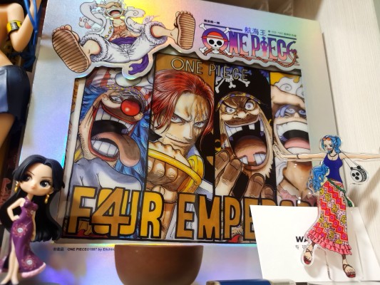 航海王  杰克斯＆马歇尔·D·提奇＆巴奇-Weekly Shonen Jump World Collectable Figure -