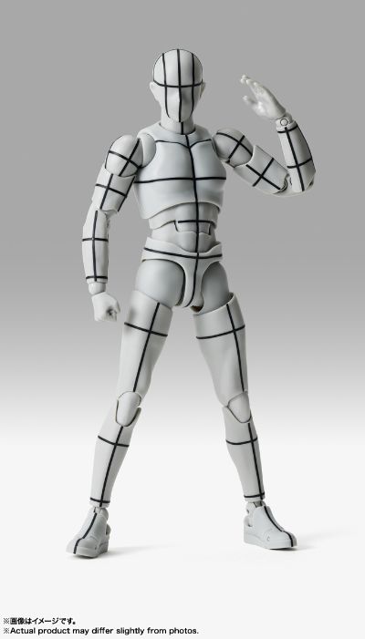 S.H.Figuarts 男性素体 -体育运动- Edition  -辅助线-(灰色款)