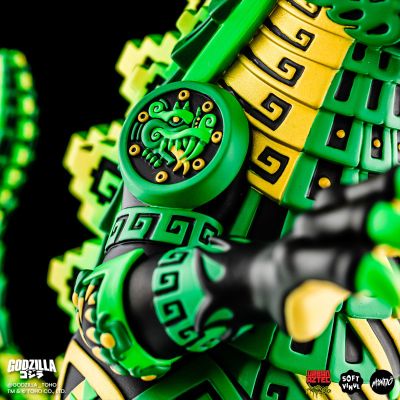 哥斯拉- 软胶 Urban Aztec设计 绿色变体