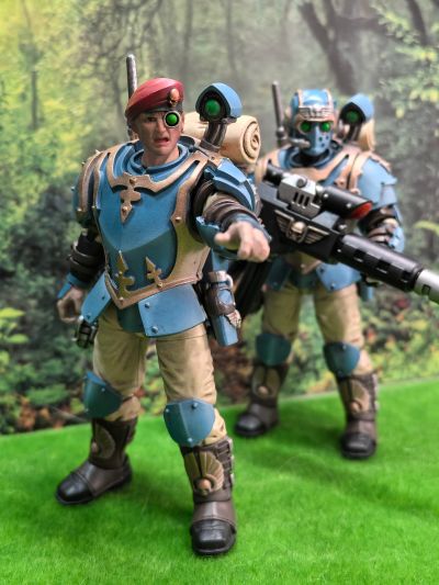 战锤40000 星界军 风暴忠嗣指挥小队 第55卡比克雄鹰兵团 医疗兵