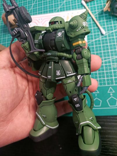 HGGTO 1/144机动战士高达 THE ORIGIN MS-06R-1A 高机动型扎古II 改良型 (盖亚/马休専用機)