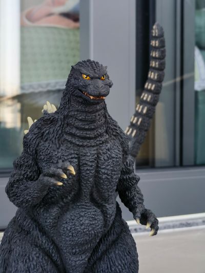 东宝30厘米系列 酒井裕司造型杰作 哥斯拉大战机械哥斯拉2 哥斯拉1993 铃鹿山中的英姿