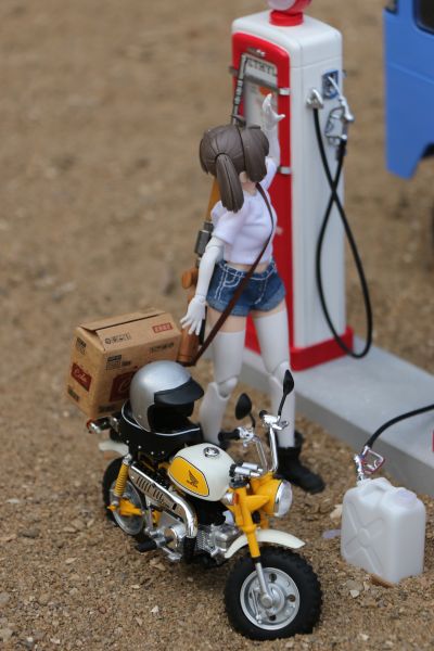 1/12 完成品摩托车 本田 猴子摩托车 等离子黄