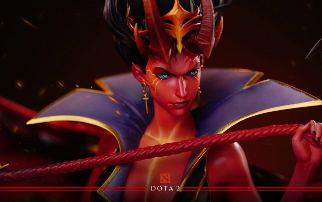 DOTA2 痛苦女王 魔廷新尊（红色）