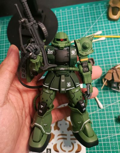 HGGTO 1/144机动战士高达 THE ORIGIN MS-06R-1A 高机动型扎古II 改良型 (盖亚/马休専用機)