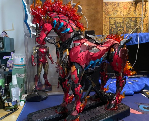 MNQ-XH09X | 开阳宫 武曲星君 关羽 赤炎火龙驹