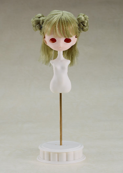 Harmonia系列 原创假发（丸子头发型／灰绿色）/（丸子头发型／灰紫色）／（丸子头发型／深橘色）