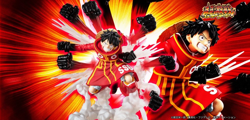 FiguartsZERO ［超激战］蒙奇·D·路飞 -橡皮橡皮猎鹰枪乱打-