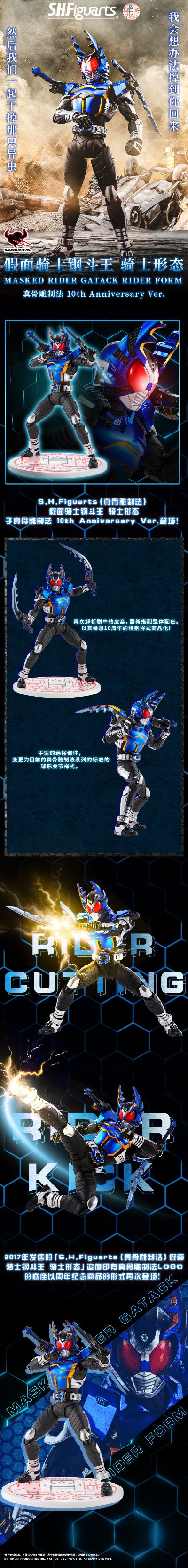 S.H.Figuarts（真骨雕制法） 假面骑士钢斗王 骑士形态 真骨雕制法10周年纪念版