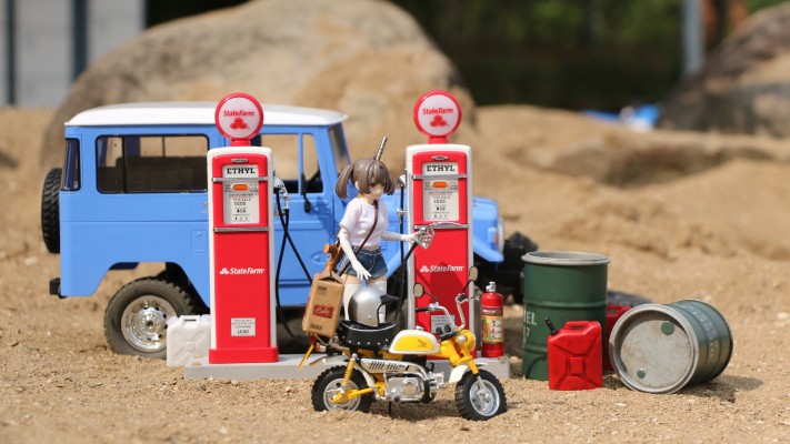 1/12 完成品摩托车 本田 猴子摩托车 等离子黄