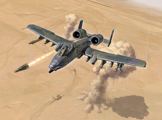 1376  1/72 A-10 A/C 雷电II 海湾战争