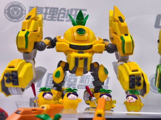 果宝特攻拼装机甲系列模型 香橙战宝