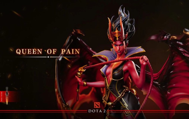 DOTA2 痛苦女王 魔廷新尊（红色）