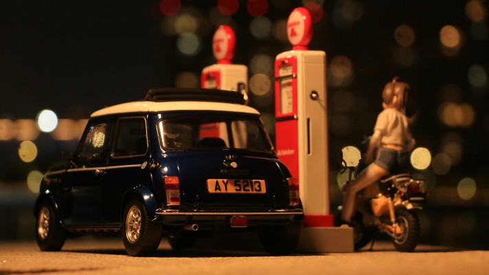 1/12 完成品摩托车 本田 猴子摩托车 等离子黄