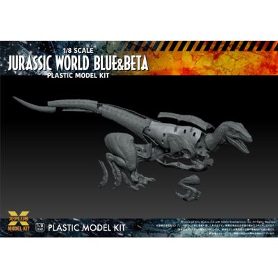 1/8比例 侏罗纪世界3 迅猛龙 布鲁+贝塔  模型套件