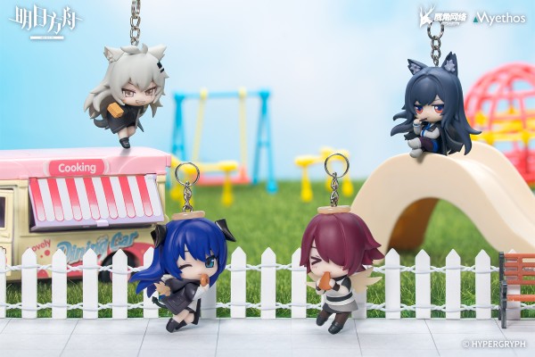 Hang On挂挂系列盒蛋 明日方舟 缄默德克萨斯/拉普兰德/能天使/莫斯提马