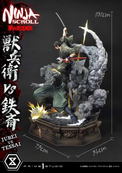 UPMNS-01 兽兵卫忍风帖 牙神兽兵卫 VS 铁斋