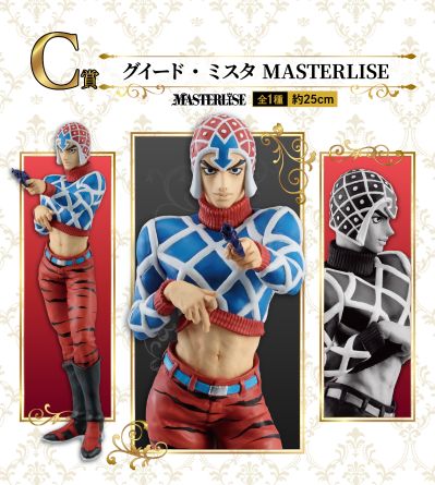 一番赏 JOJO的奇妙冒险 黄金之风 C奖 盖多·米斯达 MASTERLISE