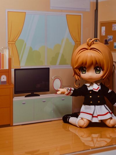 粘土娃 魔卡少女樱 透明牌篇  木之本樱 友枝中学校服