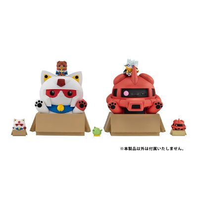 巨大化喵喵系列 机动战士高达 巨大化机动战士喵达 ①高达 ②夏亚专用扎古