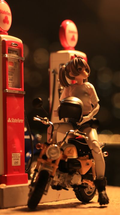 1/12 完成品摩托车 本田 猴子摩托车 等离子黄