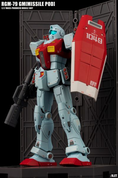 HG  机动战士高达MSD 吉姆（肩部加农装备/导弹舱装备）