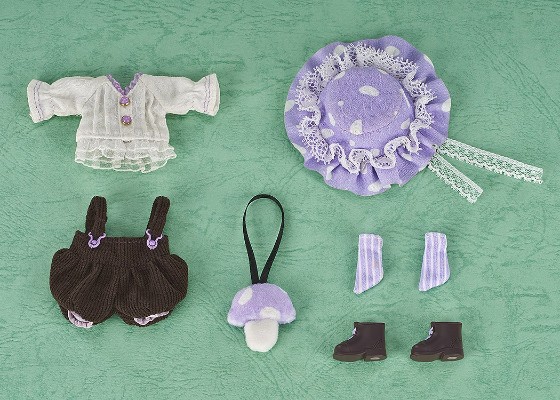 粘土娃 服装套组 蘑菇：男孩（绿色/紫色）