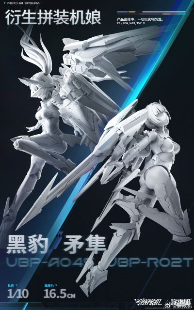 解限机 UBP-R02T 矛隼 衍生拼装机娘