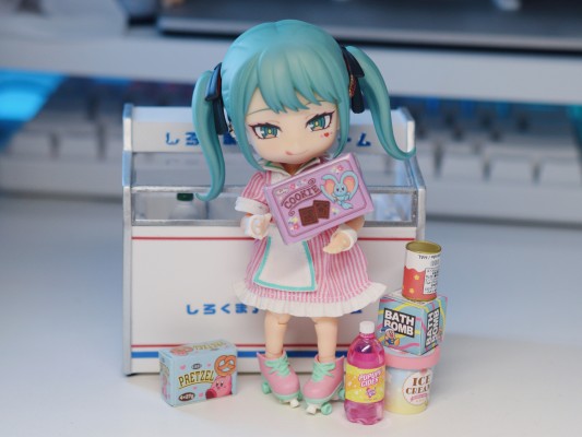 粘土娃 服装套装 女生餐厅制服（蓝色/粉红色）