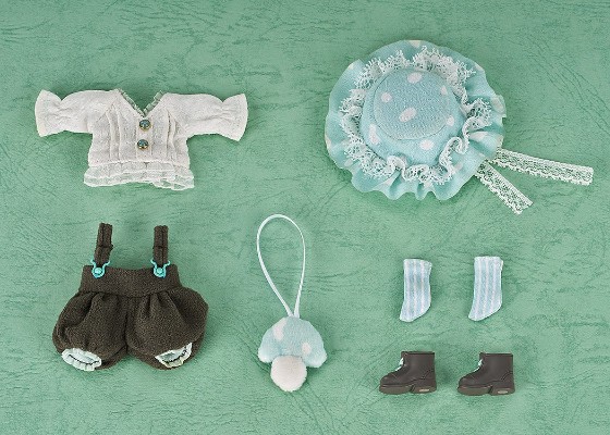 粘土娃 服装套组 蘑菇：男孩（绿色/紫色）