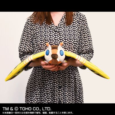 哥斯拉大战摩斯拉 大号毛绒玩偶 摩斯拉