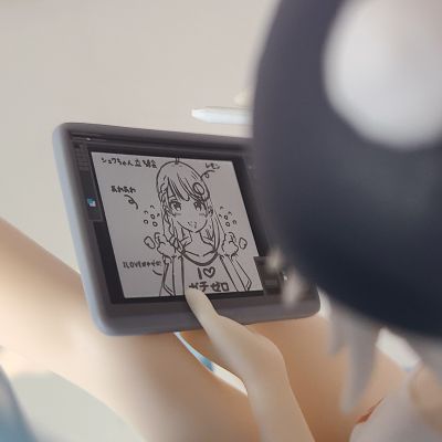 身为VTuber的我因为忘记关台而成了传说 彩真白 玩具人偶