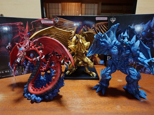 一番赏 游戏王系列 第四弹 三幻神显现 最终大奖 太阳神之翼神龙 金属配色 魂豪示像