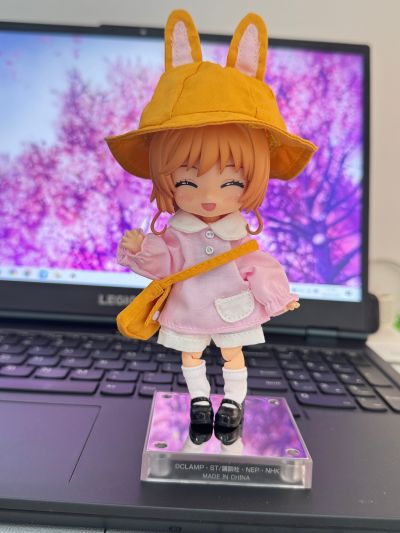 粘土娃 魔卡少女樱 透明牌篇  木之本樱 友枝中学校服