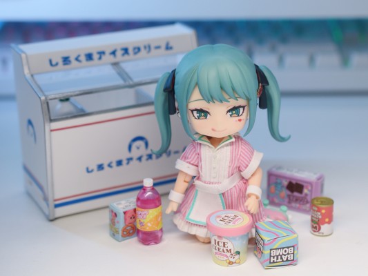 粘土娃 服装套装 女生餐厅制服（蓝色/粉红色）